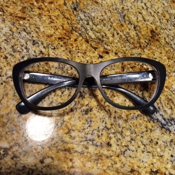 RAY BAN RB 4227 6052/8G MATTE BLACK CRYSTAL 55/17 SUNGLASSES FRAME main image 9